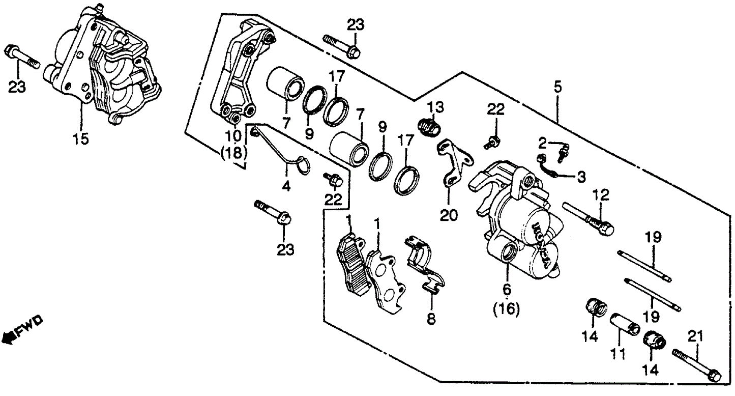 Bracket, L.