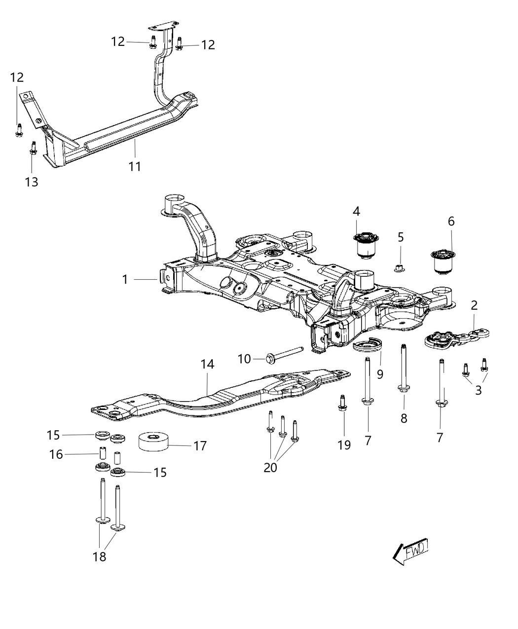 Crossmember Front Suspension