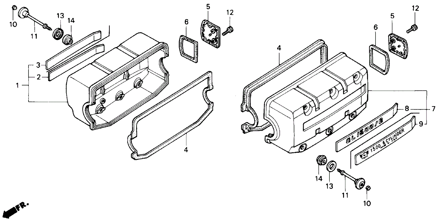 Cover, R. Cylinder Head