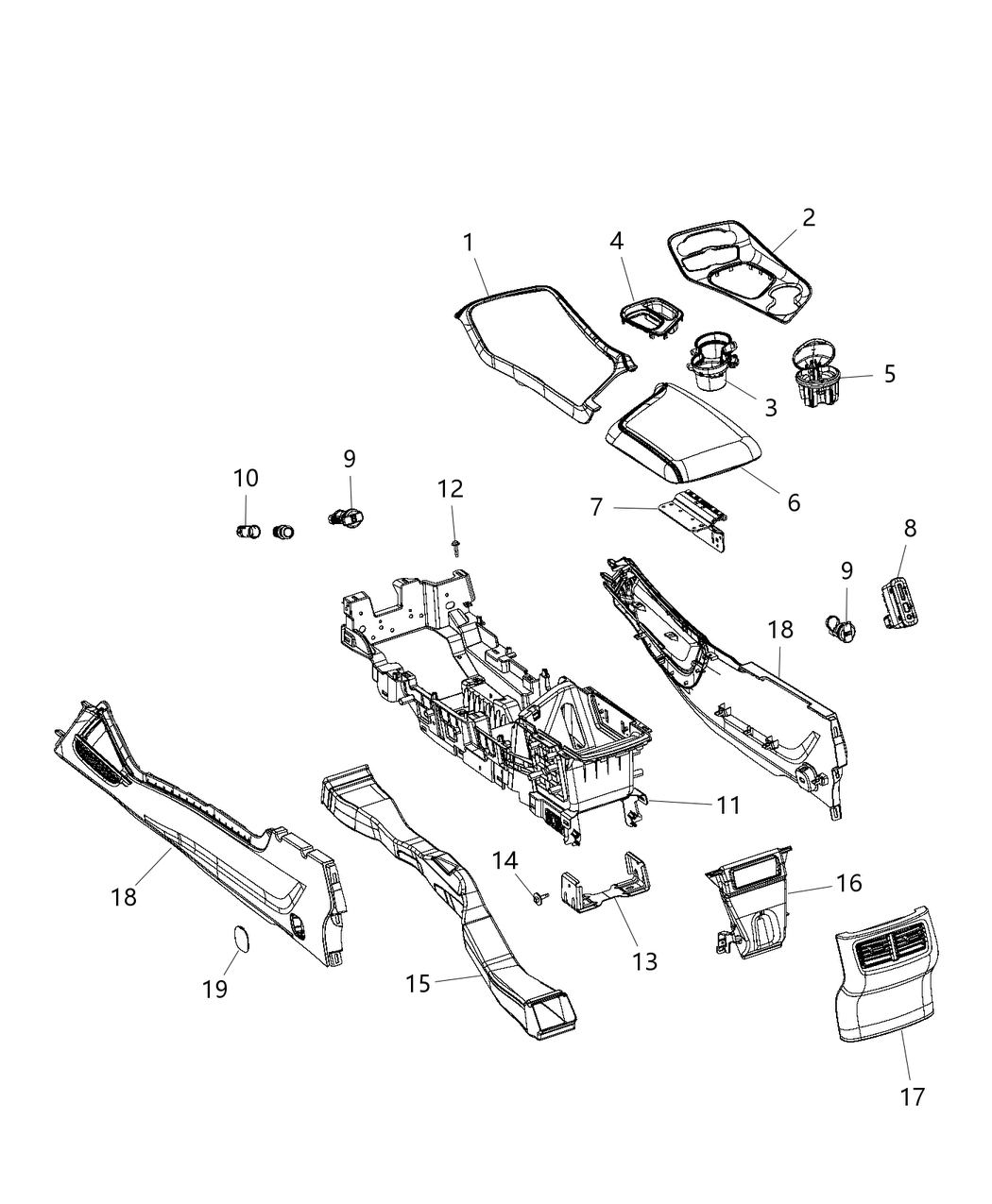 Armrest Console