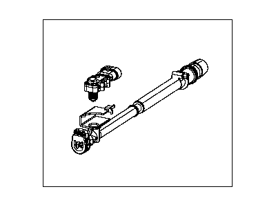 New 2012-2016 Fits Chrysler 3500, 4500, 5500 Hose-Fuel Filler Vent - Part # 68145497AB