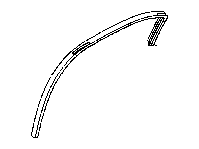 Weatherstrip Rear Door Flush Glass