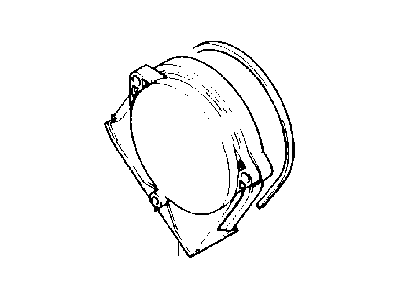 New OEM Genuine Plymouth, Left Upper Outer Engine Timing Cover - Part # MD332316