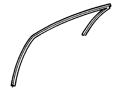 Weatherstrip Front Door Glass