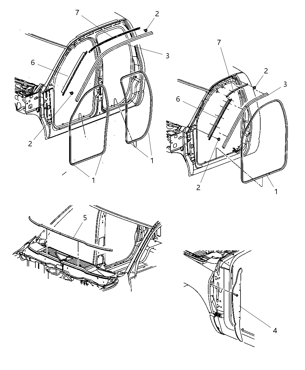 Retainer Bodyside Seal