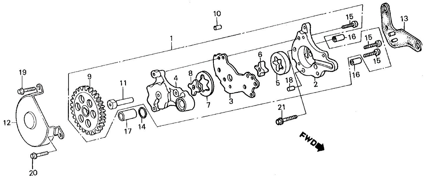 Cover, Oil Pump