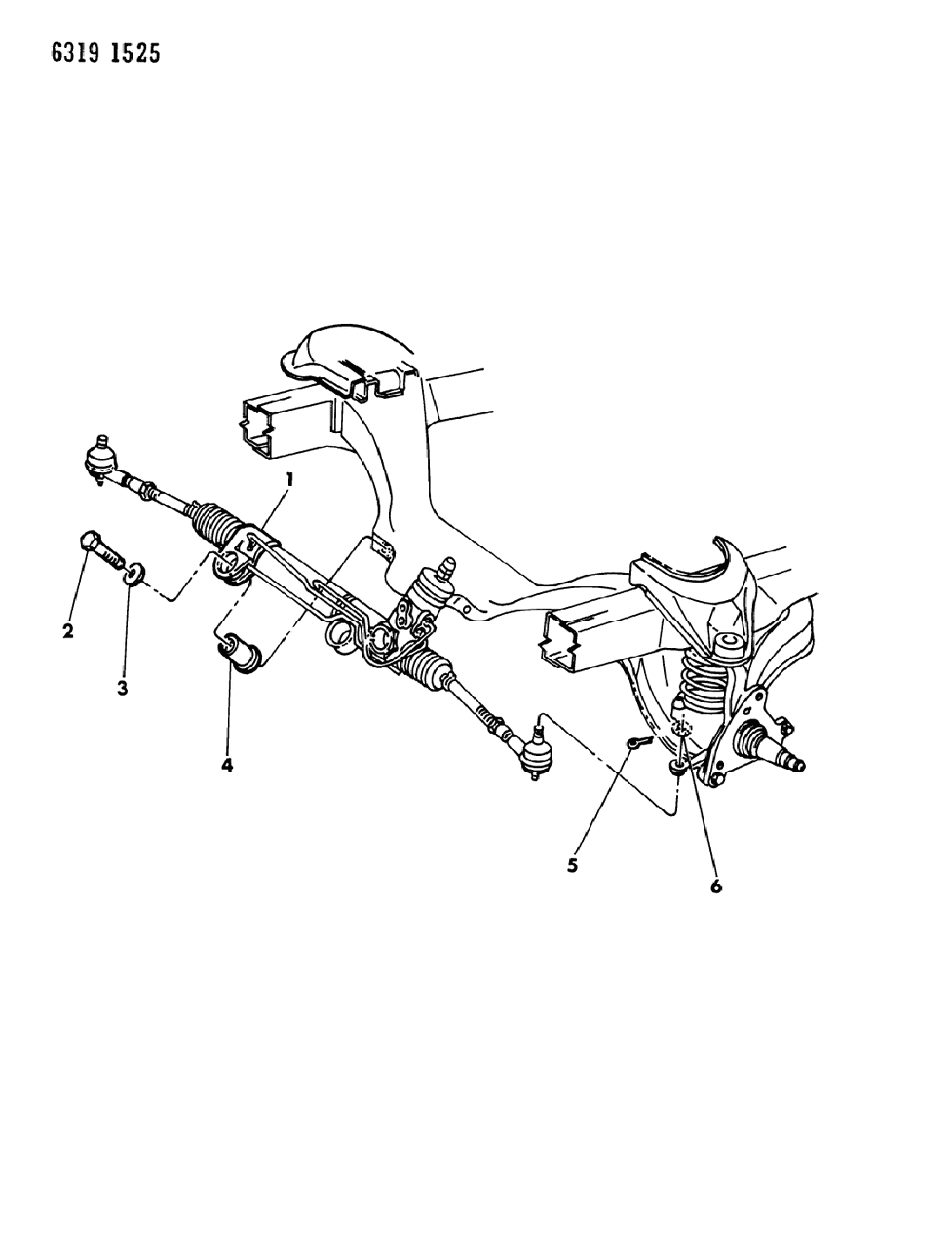 Insulator, Rack & Pinion Strg. Gear