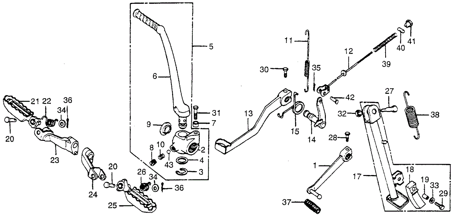 Shaft, Rr. Brake Pivot