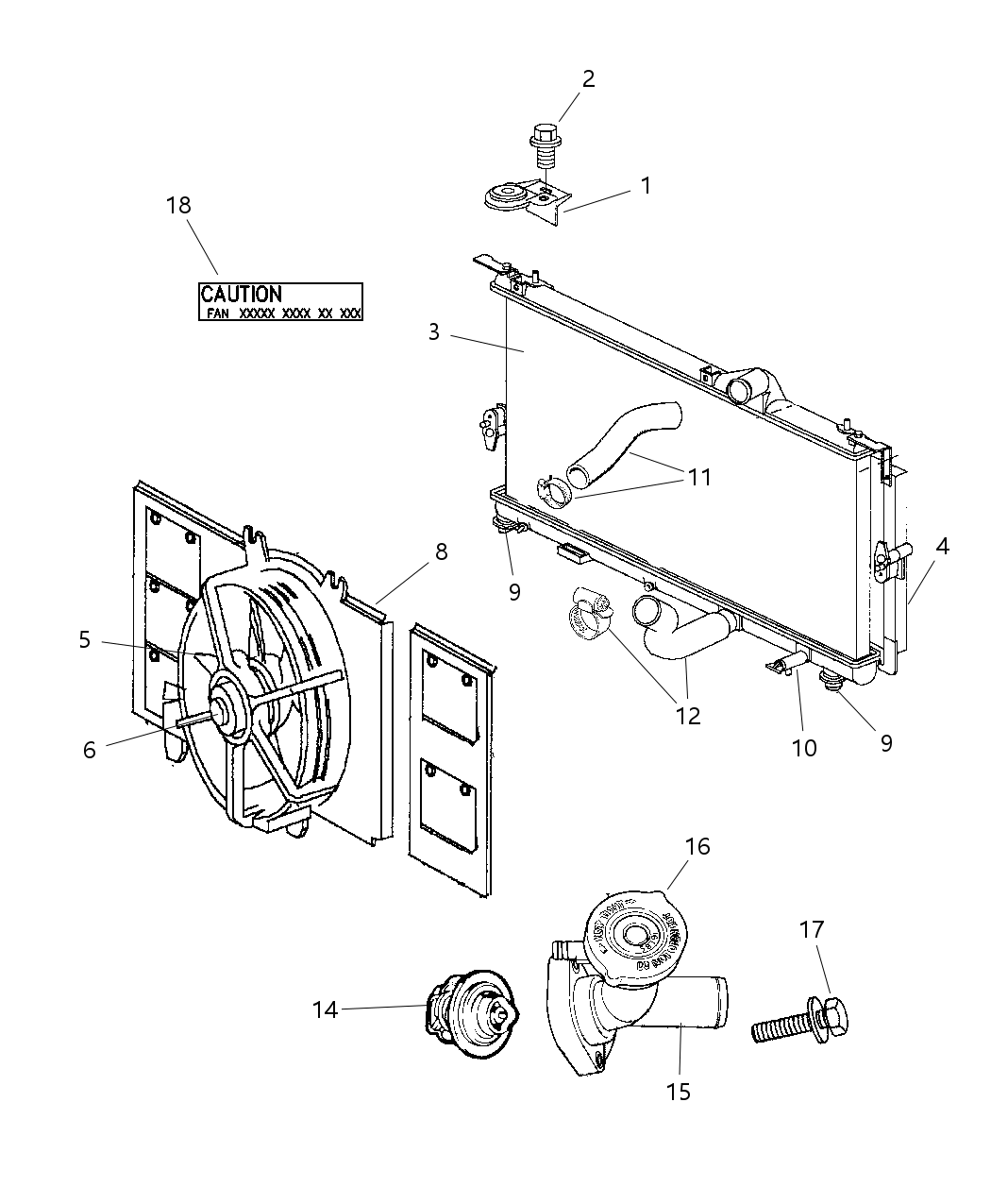 Radiator Engine Cooling