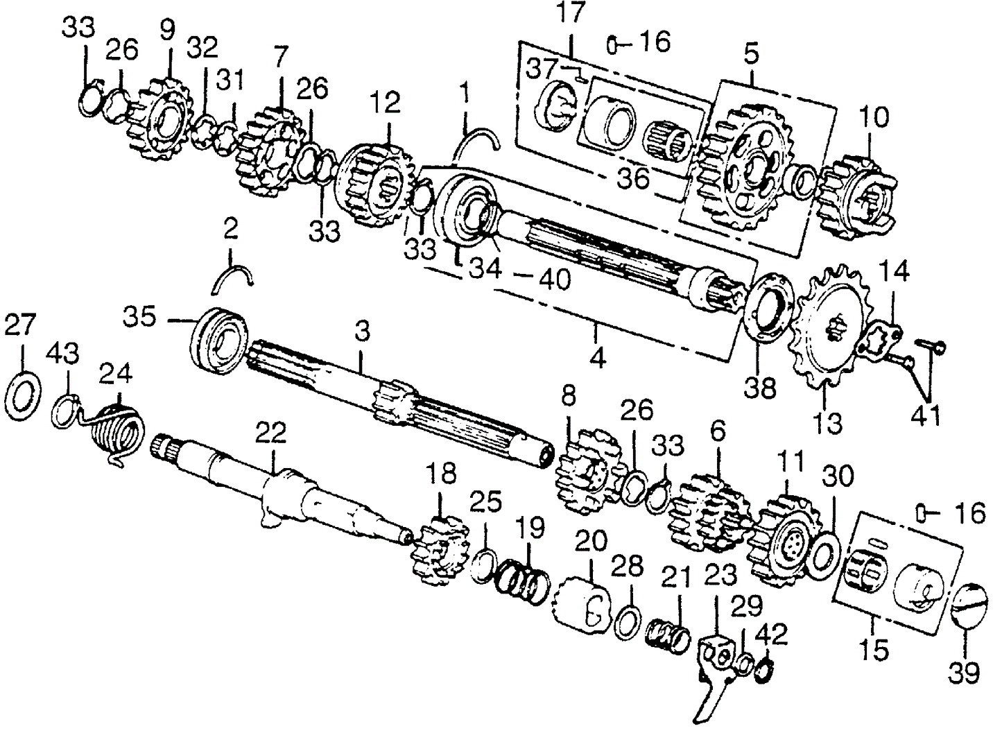 Mainshaft, Transmission (24T)