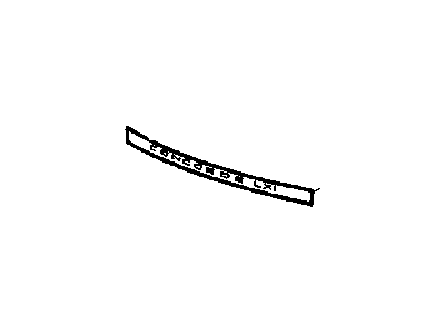 Nameplate Concorde Lxi Gold