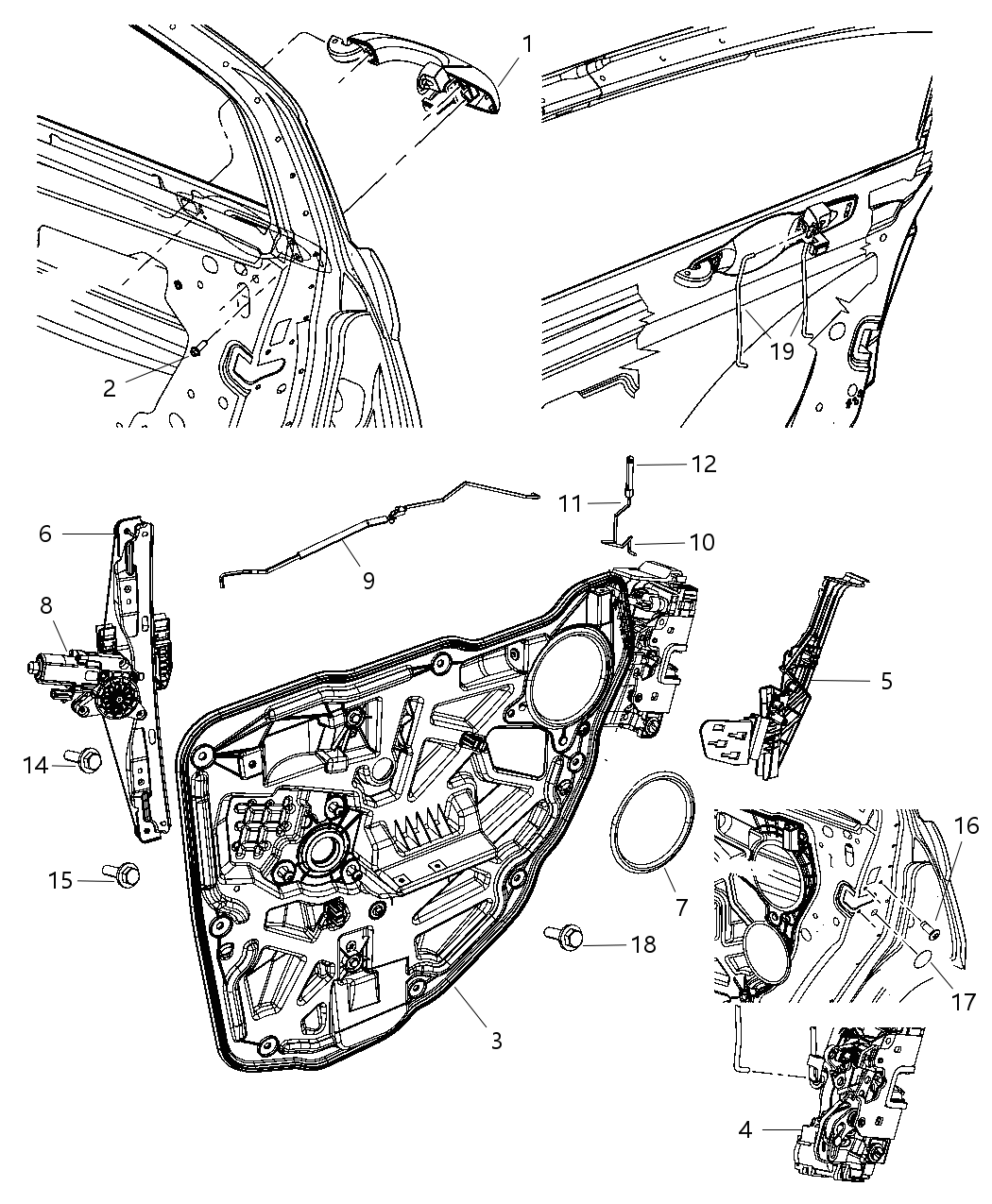 Latch Rear Door