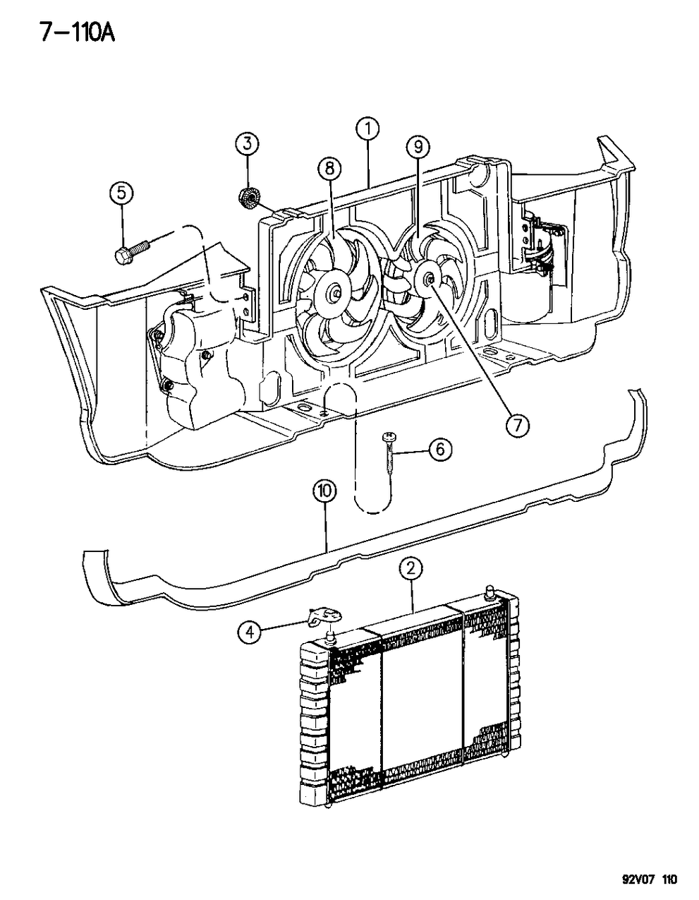 Baffle, Radiator Air, Lower