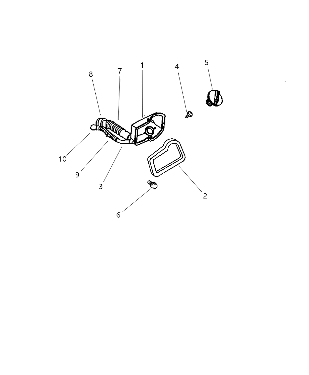 Gasket Filler Tube Housing