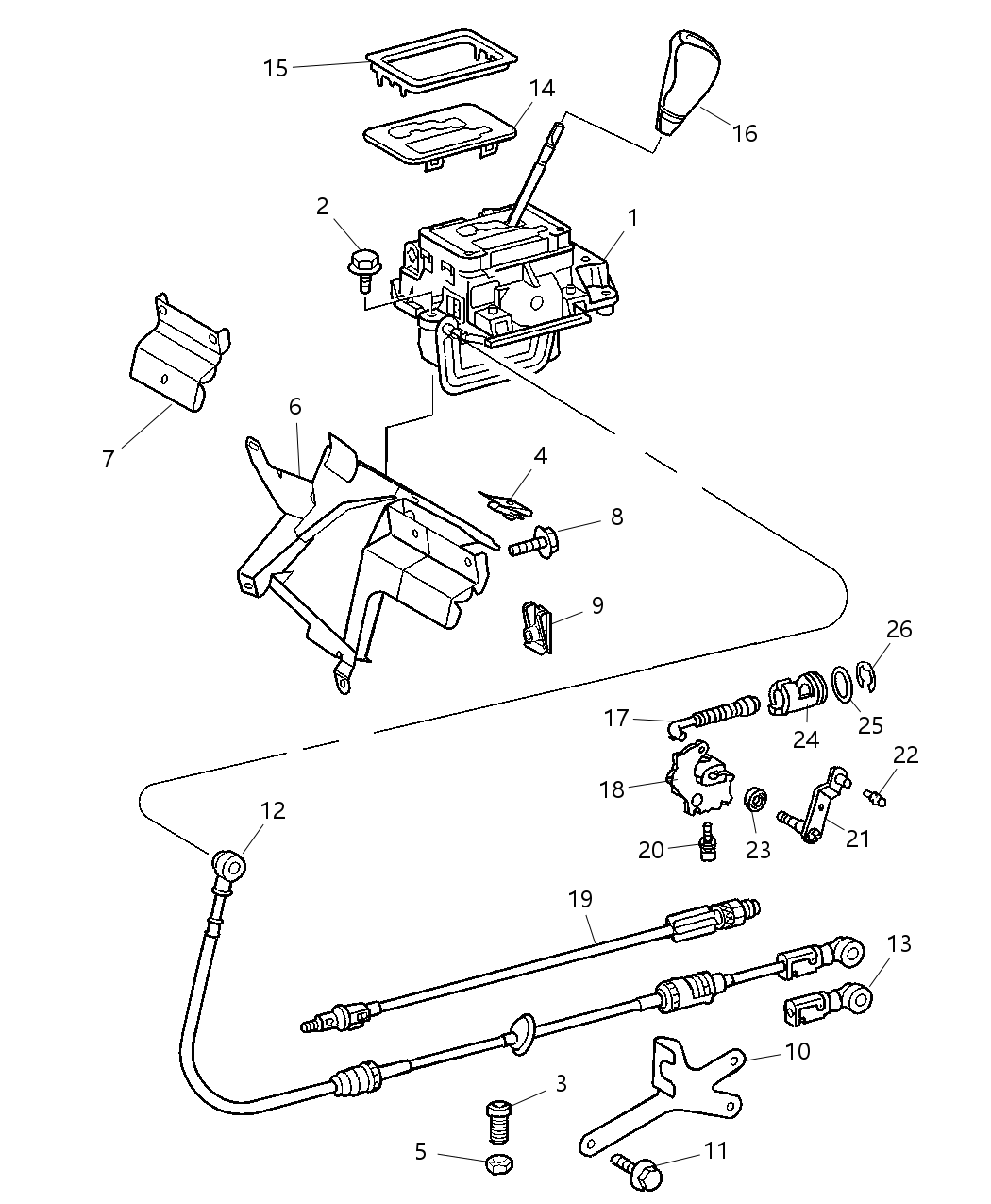Cable Gear Selector