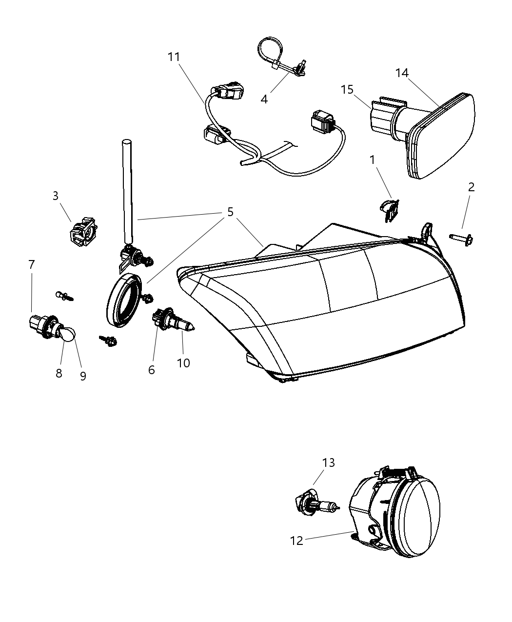 Clip Headlamp Mounting