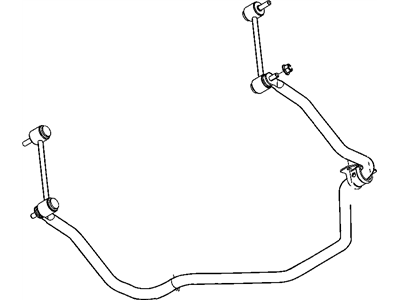New 2007-2012 Fits Chrysler 3500, 4500, 5500 Bar-Rear Suspension - Part # 52014038AA