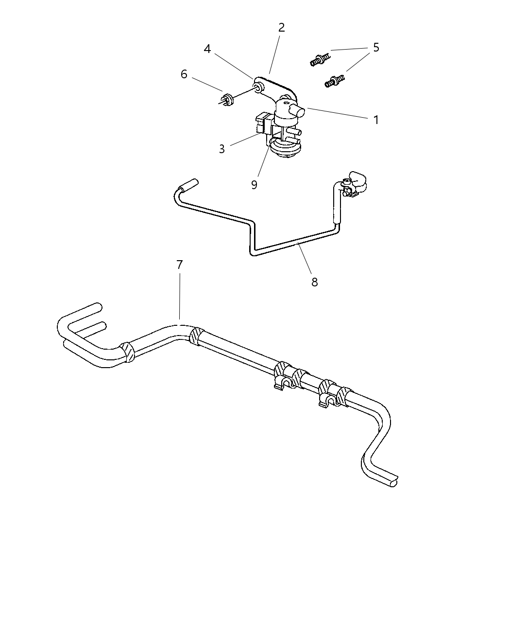 Bracket Vacuum Solenoid