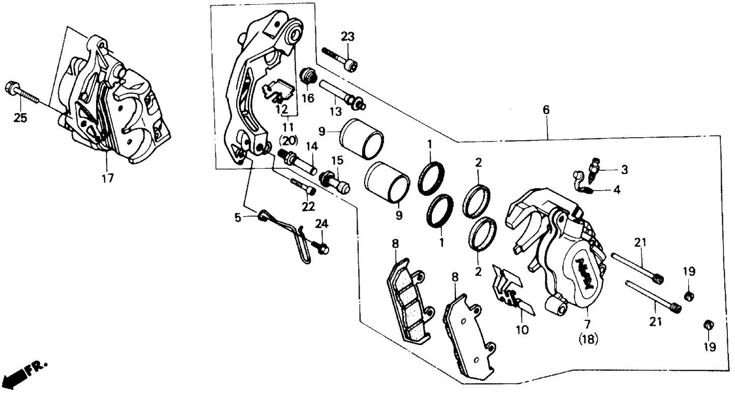 Pad, Fr. (See Kit P/N--End Of Block)