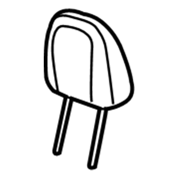 New 2014 Fits Chrysler Grand Cherokee Headrest-Second Row - Part # 1WD44LU5AA