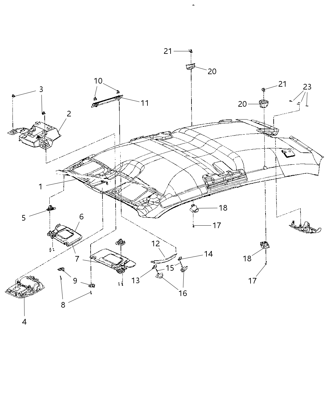 Retainer Overhead Console