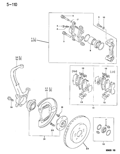 New 1995-2005 Fits Chrysler Avenger Bleeder A-Brake - Part # MR205140
