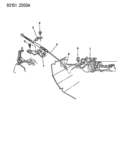 Cable, Gearshift Control