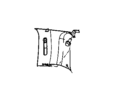 Molding C Pillar