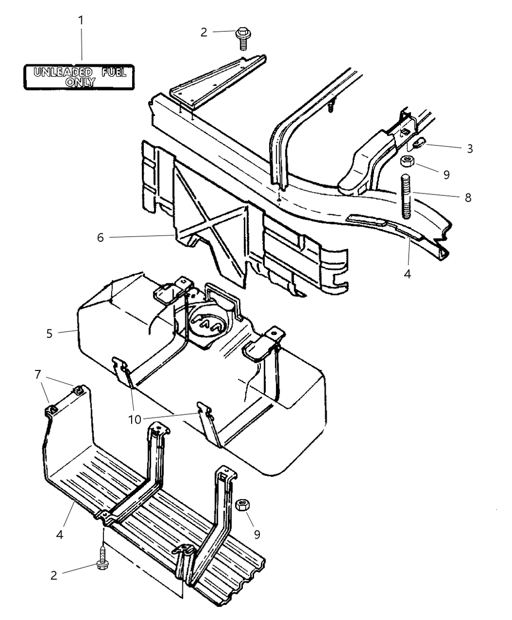 Strap Fuel Tank