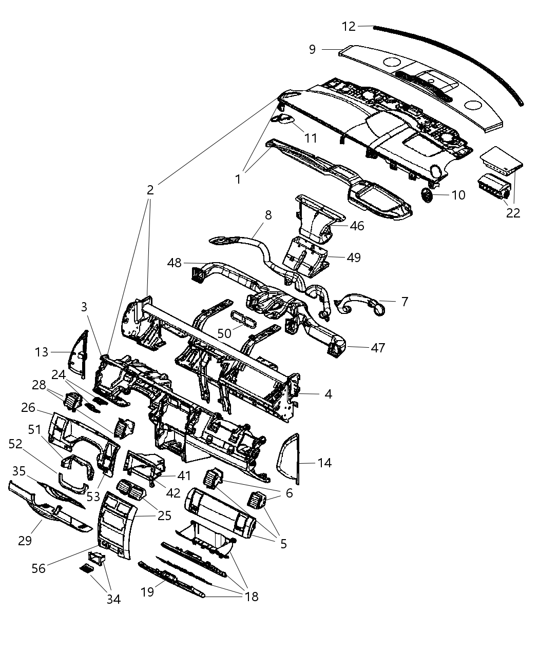 End Cap Instrument Panel