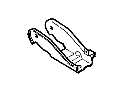 Mitsubishi: Genuine OEM Factory Original, Bracket T/M Case Roll St - Part # MB936593