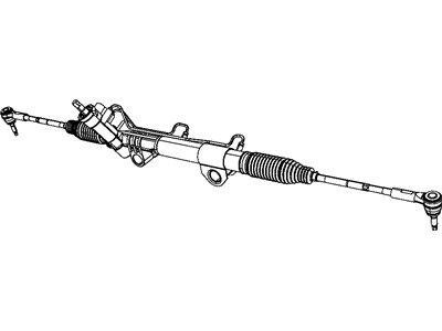 New 2009-2013 Fits Chrysler 3500, 4500, 5500 Bellow-Tie Rod - Part # 68033676AA
