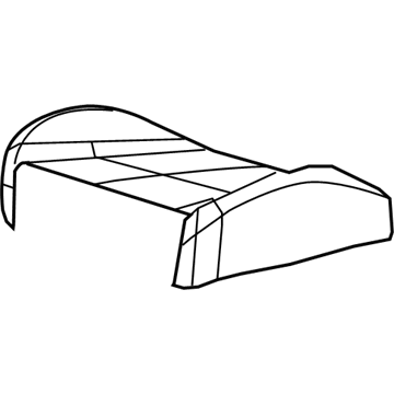 New 2007-2009 Fits Chrysler Sebring Front Seat-Cushion Bottom Cover - Part # 1HL701J3AB