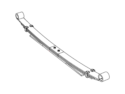 New 2015-2018 Fits Chrysler 3500, 4500, 5500 Rear Leaf Spring - Part # 68106102AC