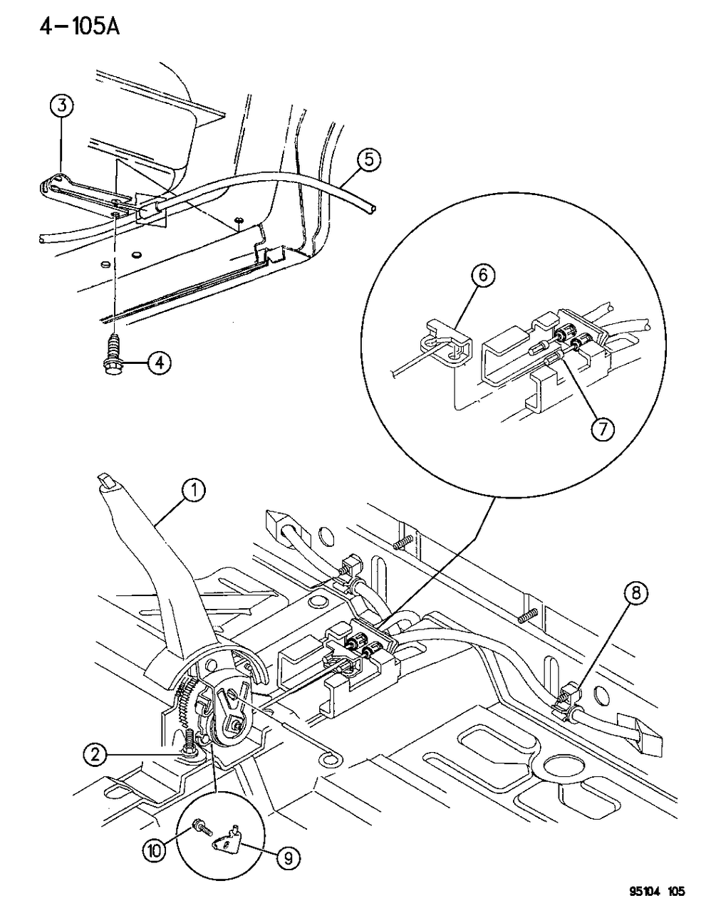 Lever Assembly, Parking Brake