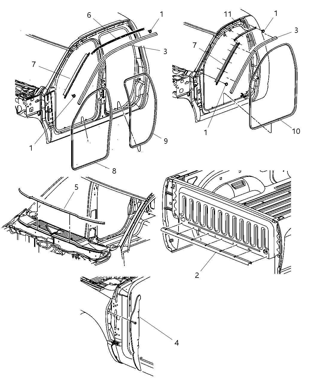 Seal Rear Door