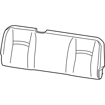 New 2012 Fits Chrysler 1500 Rear Seat Back Cover - Part # 1YJ25BD3AA