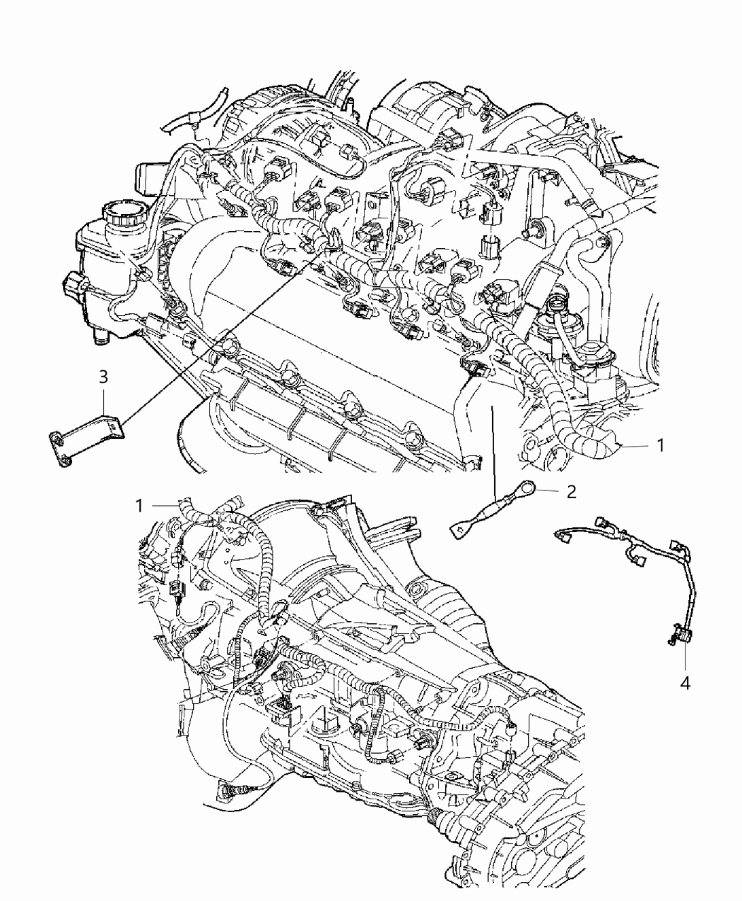 Bracket Engine Wiring