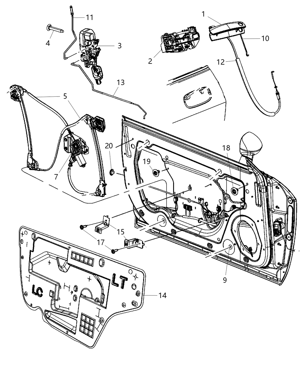 Handle Exterior Door