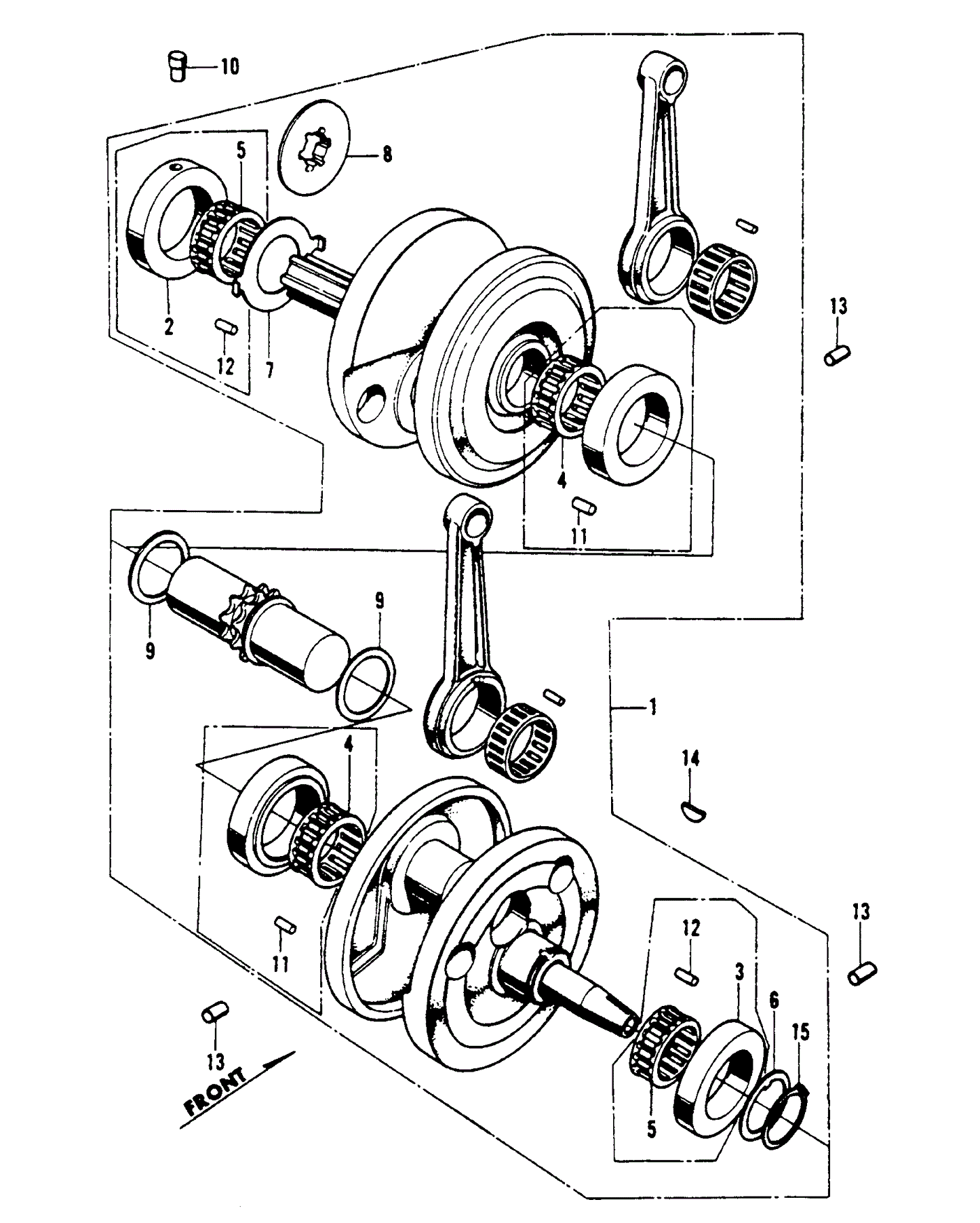 Retainer, Roller Main Bearing