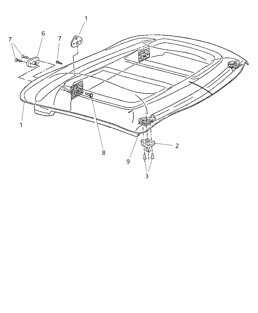 Latch Kit Hard Top Front