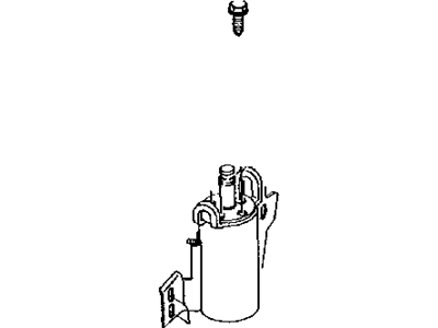 Drier Air Conditioning Filter W/Bracket