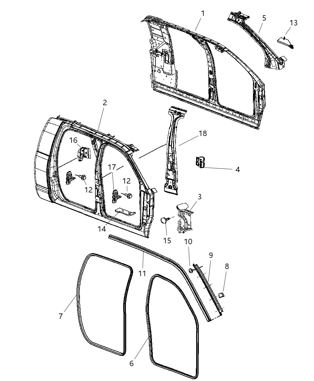 Reinforcement Front Side Rail To Dash