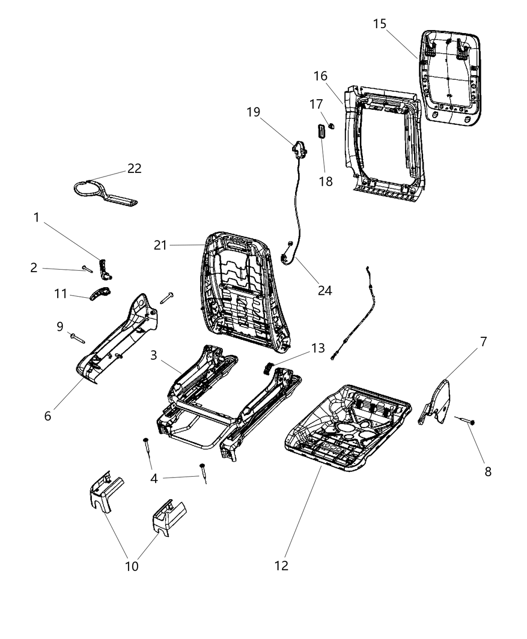 Cover Seat Track