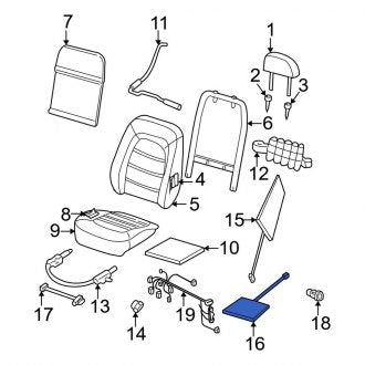 New OEM 2002-2003 Ford Explorer Seat Heater Pad Fits, Part # 1L2Z-14D696-AB