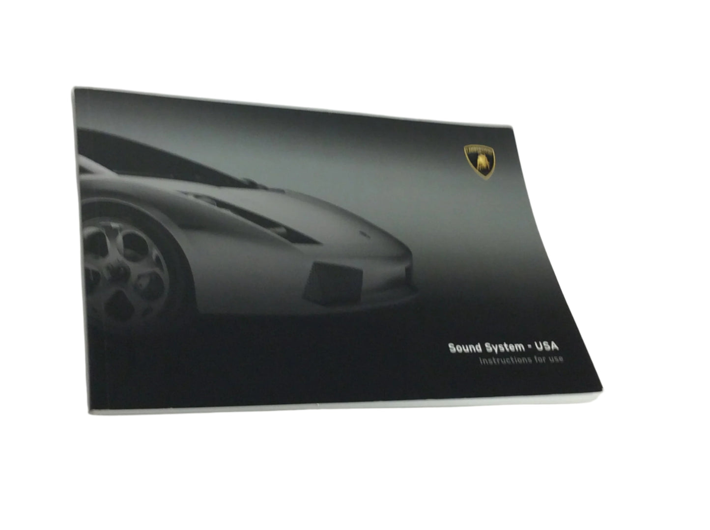 New OEM 2004 Lamborghini Gallardo Infotainment Manual Handbook English USA Spec