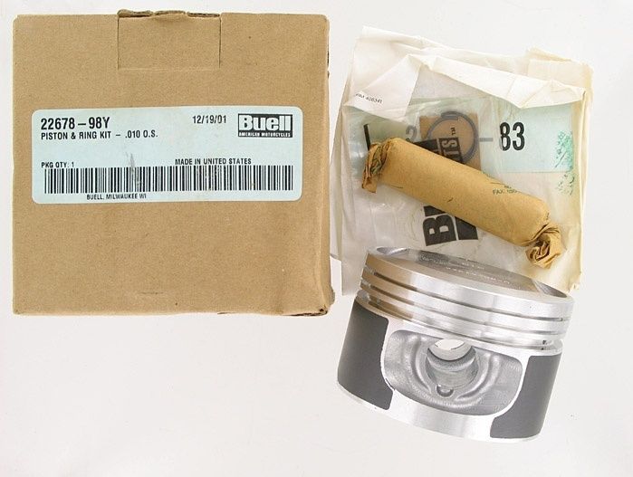 New OEM Genuine Harley-Davidson Piston & Ring Kit .010 O, 22678-98Y