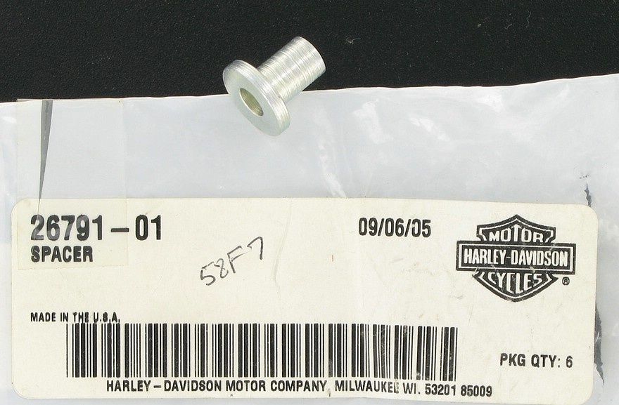 New OEM Genuine Harley-Davidson 6-Pack Spacer, 26791-01
