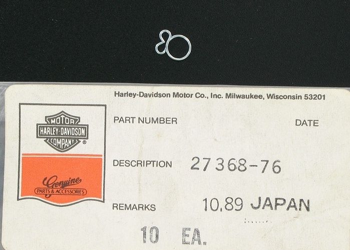 New OEM Genuine Harley-Davidson O-Ring Transmission Sprocket, 27368-76