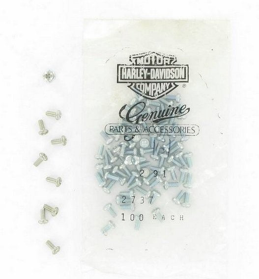 New OEM Genuine Harley-Davidson Screw 4-40 X 1 4" Pozidriv Pan Head, 2737